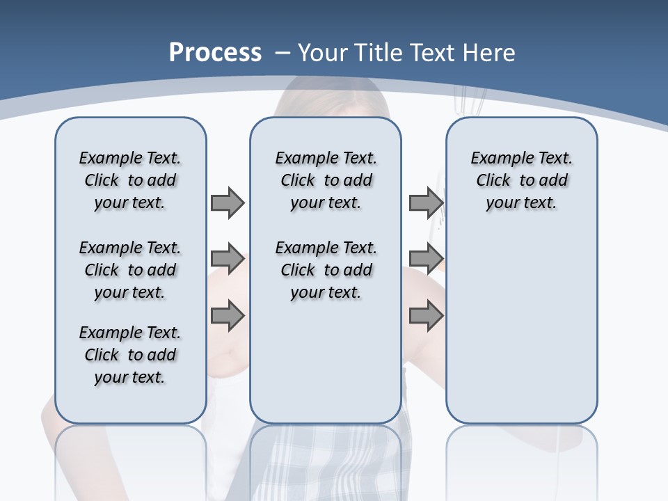 Brunette Cheerful Toothy PowerPoint Template