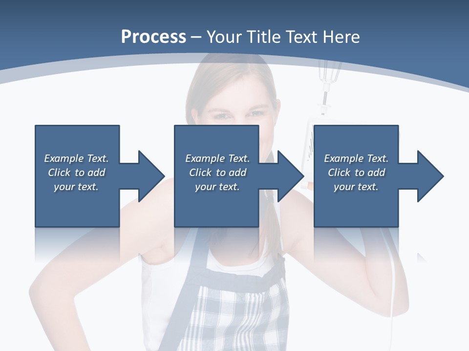 Brunette Cheerful Toothy PowerPoint Template