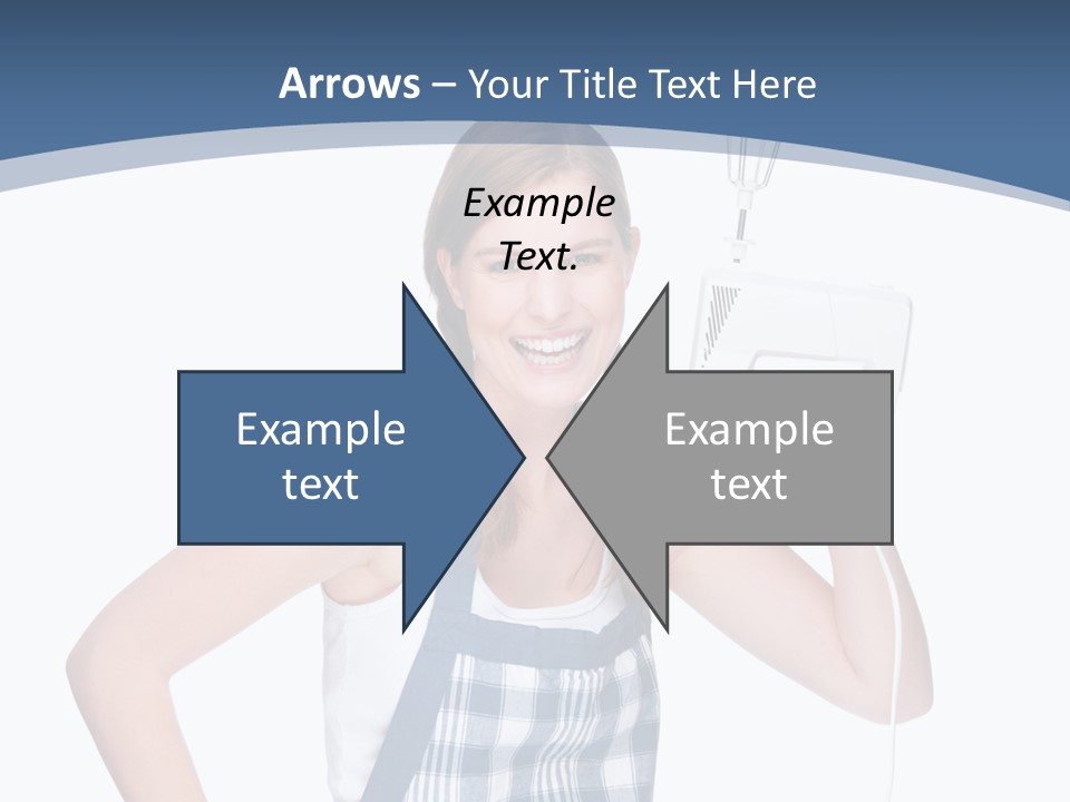 Brunette Cheerful Toothy PowerPoint Template