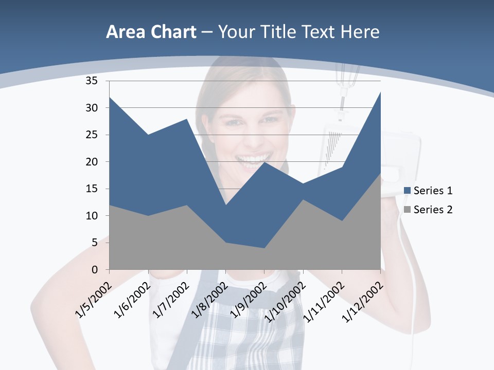 Brunette Cheerful Toothy PowerPoint Template