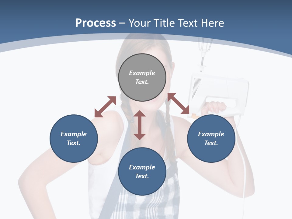 Brunette Cheerful Toothy PowerPoint Template