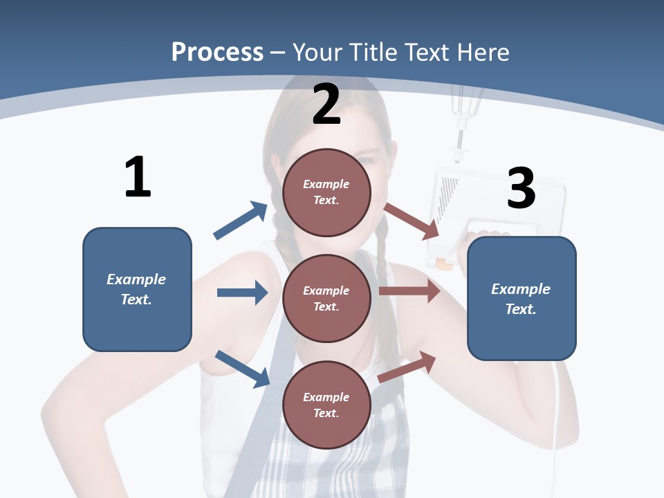 Brunette Cheerful Toothy PowerPoint Template