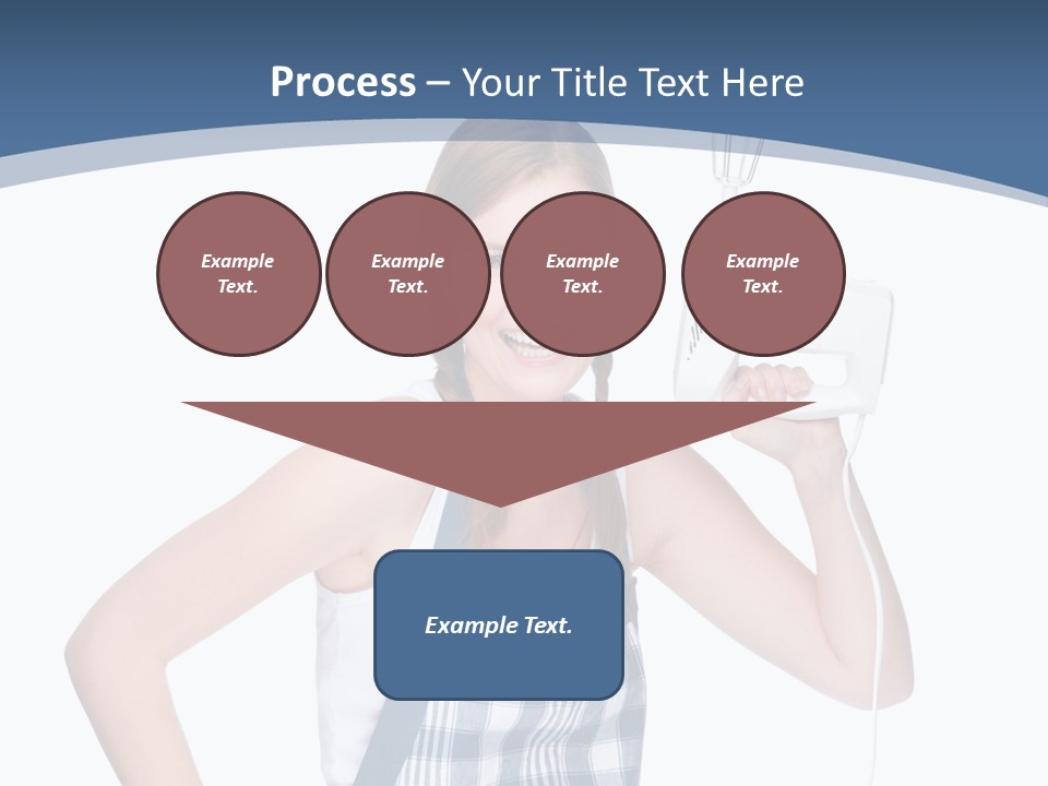 Brunette Cheerful Toothy PowerPoint Template