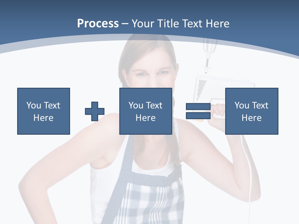 Brunette Cheerful Toothy PowerPoint Template