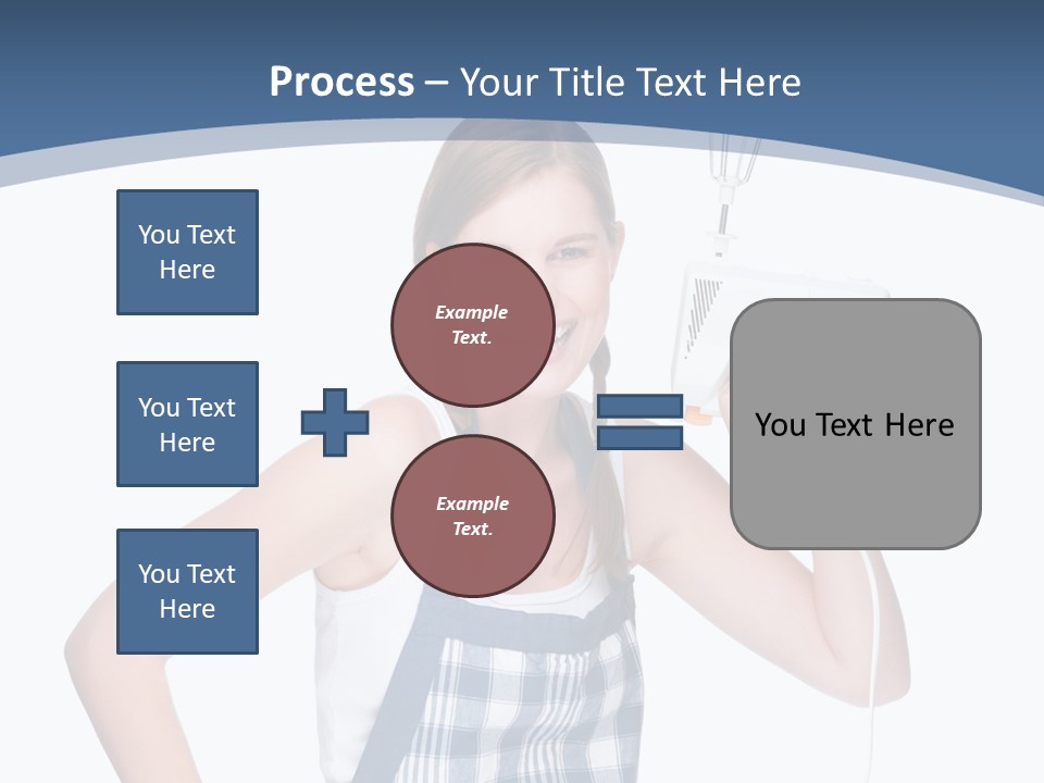 Brunette Cheerful Toothy PowerPoint Template