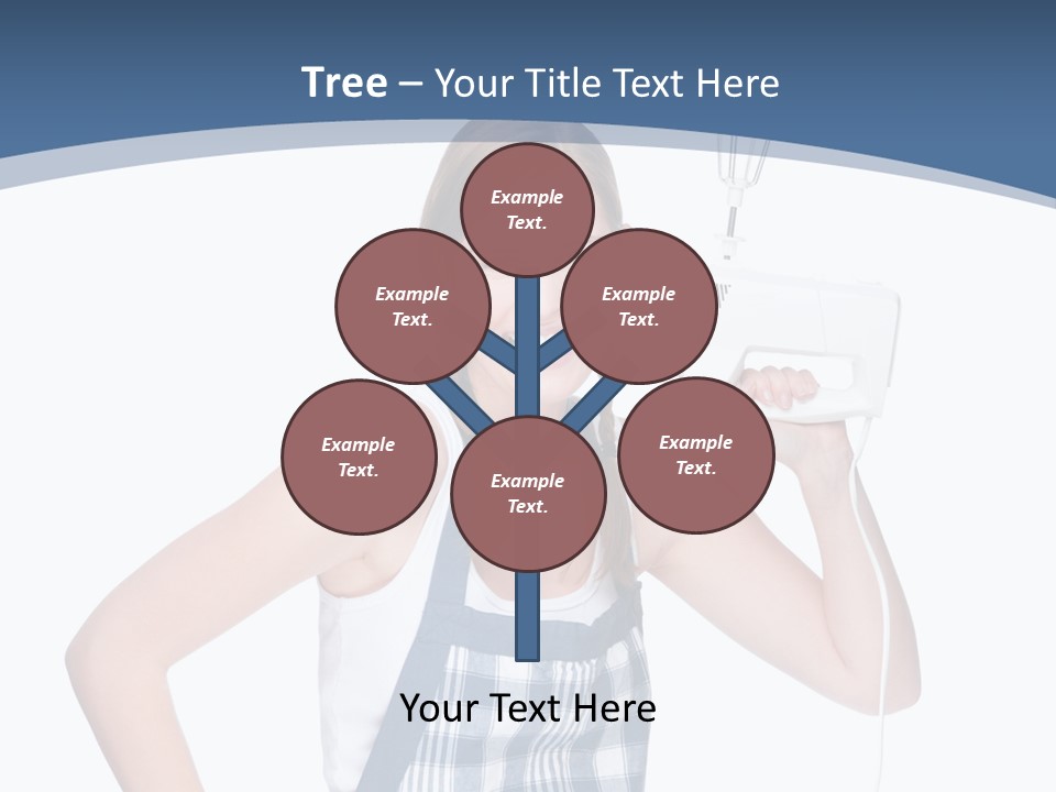 Brunette Cheerful Toothy PowerPoint Template