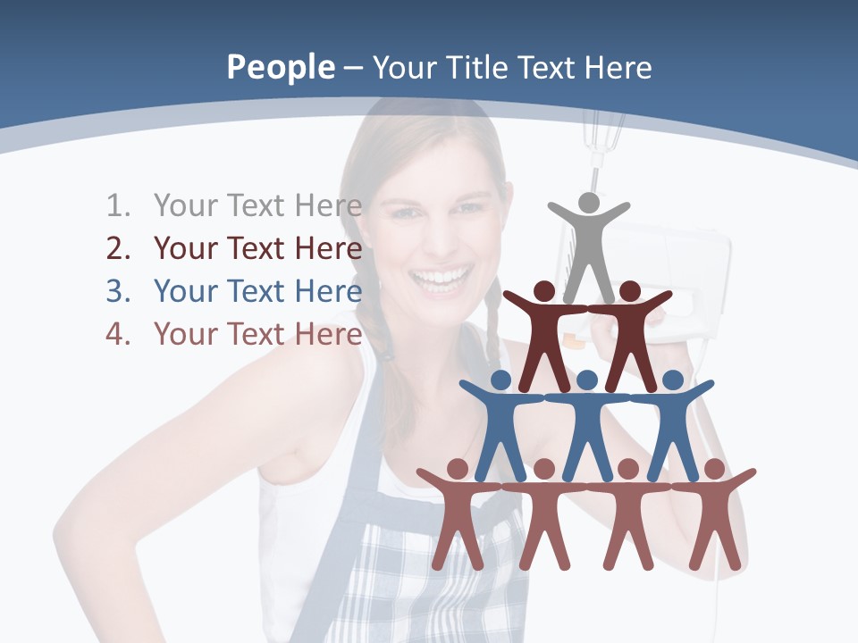 Brunette Cheerful Toothy PowerPoint Template