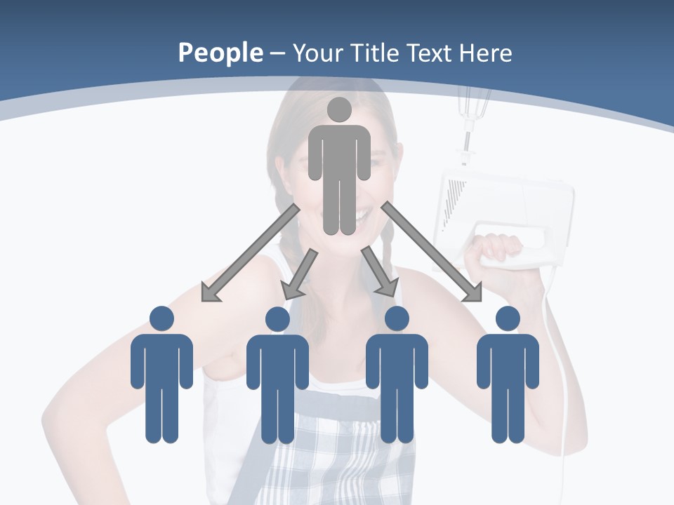 Brunette Cheerful Toothy PowerPoint Template