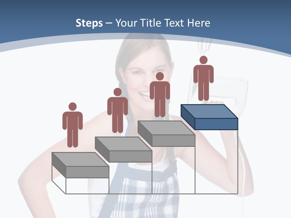 Brunette Cheerful Toothy PowerPoint Template