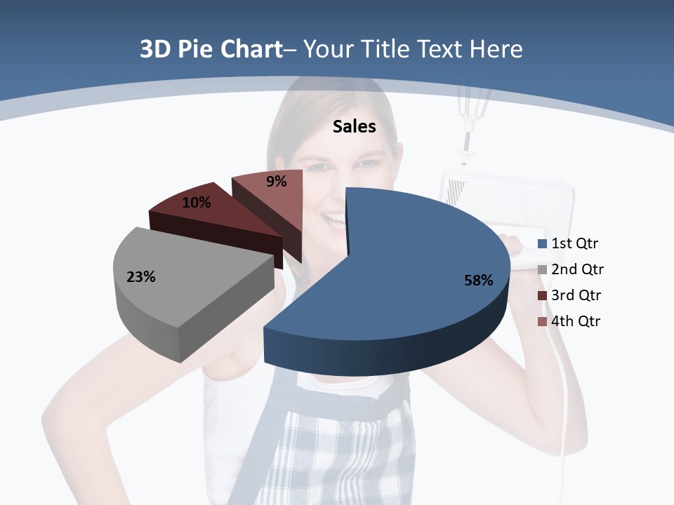 Brunette Cheerful Toothy PowerPoint Template