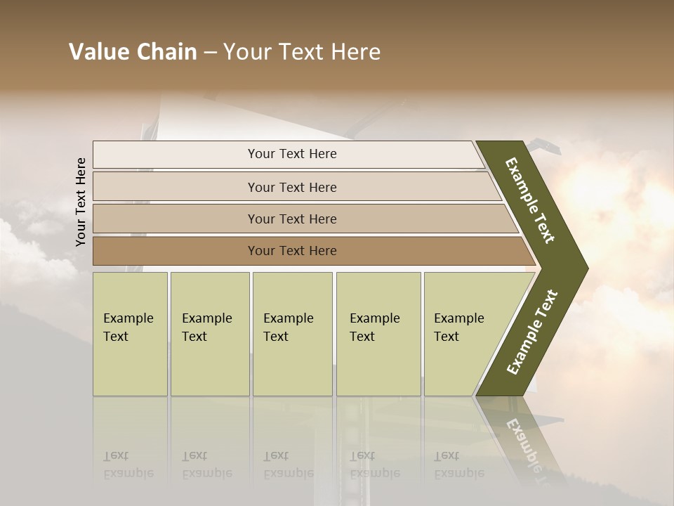 A Billboard With A Cloudy Sky In The Background PowerPoint Template