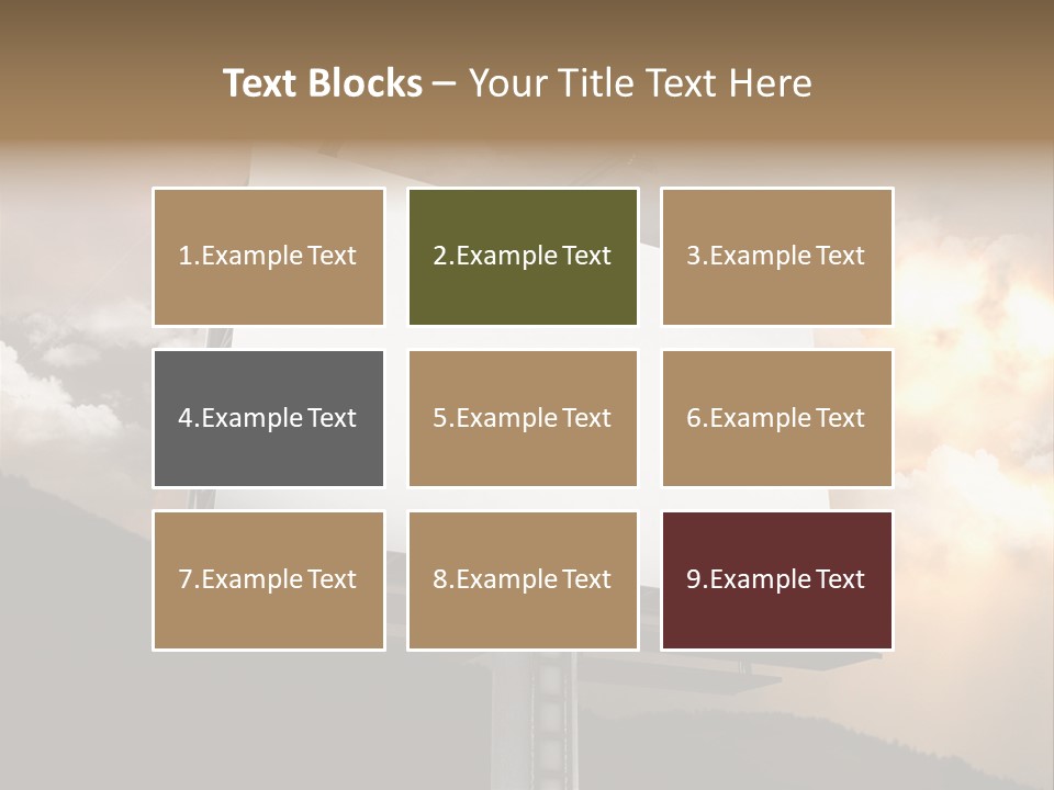 A Billboard With A Cloudy Sky In The Background PowerPoint Template