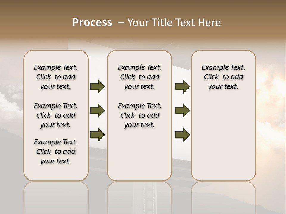 A Billboard With A Cloudy Sky In The Background PowerPoint Template