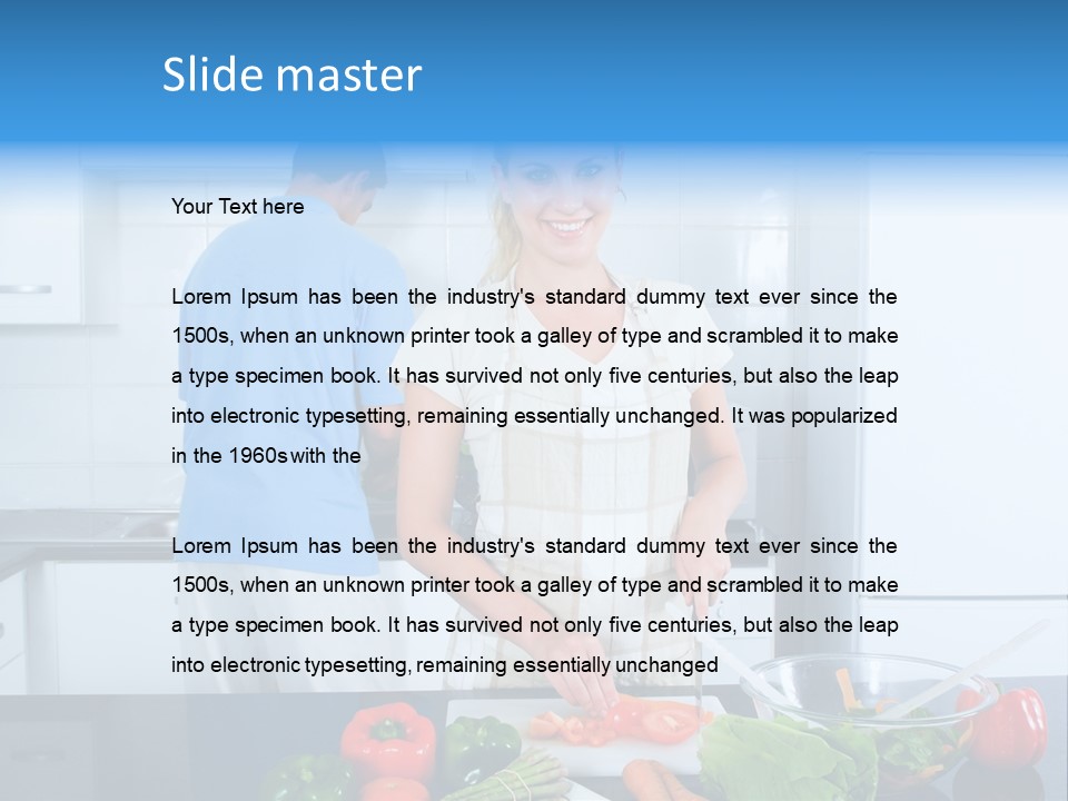 Girlfriend Young Wife PowerPoint Template