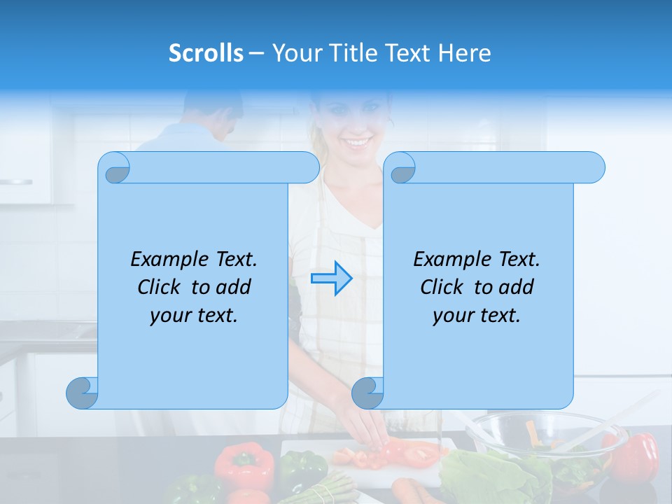 Girlfriend Young Wife PowerPoint Template
