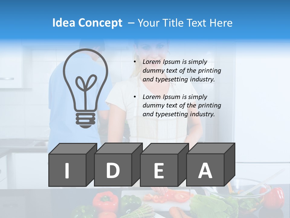 Girlfriend Young Wife PowerPoint Template