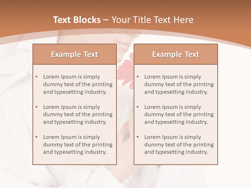 Flower Beauty Skincare PowerPoint Template