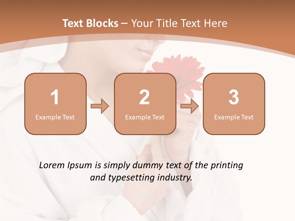 Flower Beauty Skincare PowerPoint Template