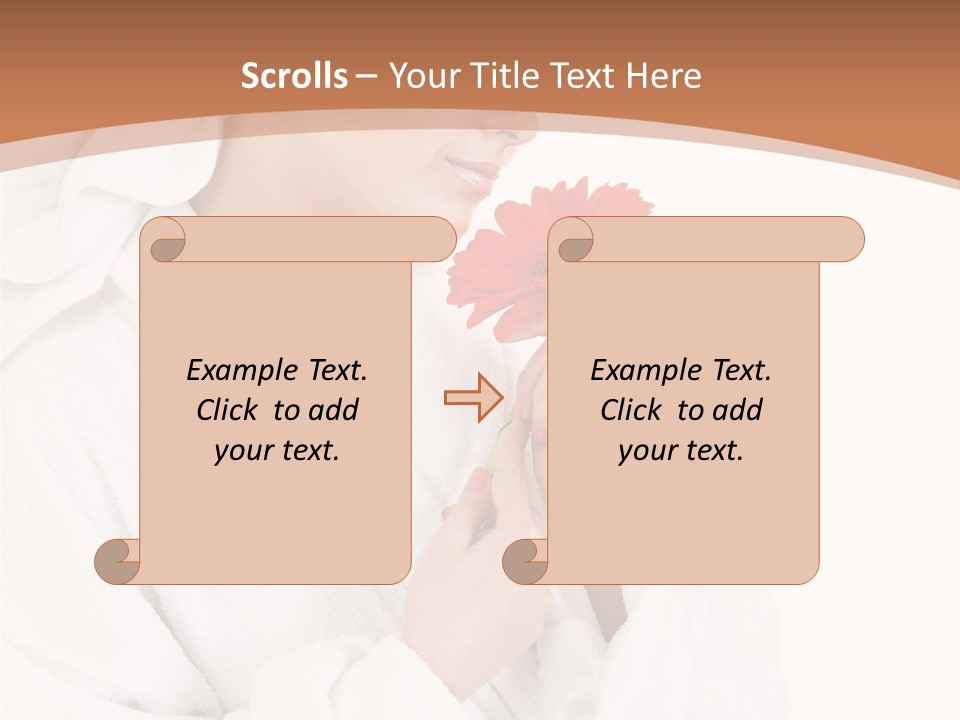 Flower Beauty Skincare PowerPoint Template