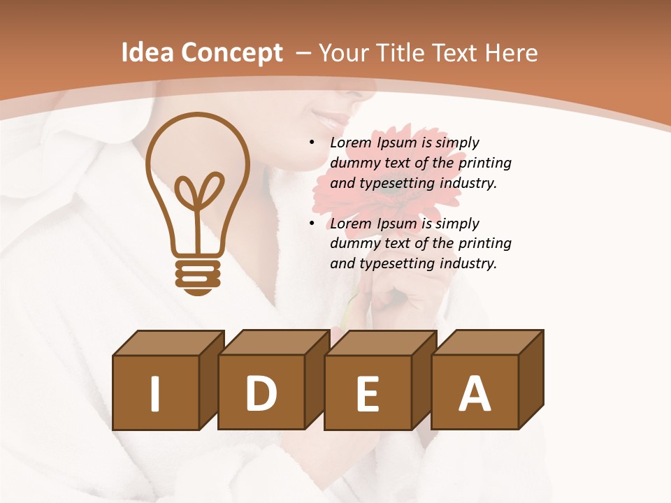 Flower Beauty Skincare PowerPoint Template