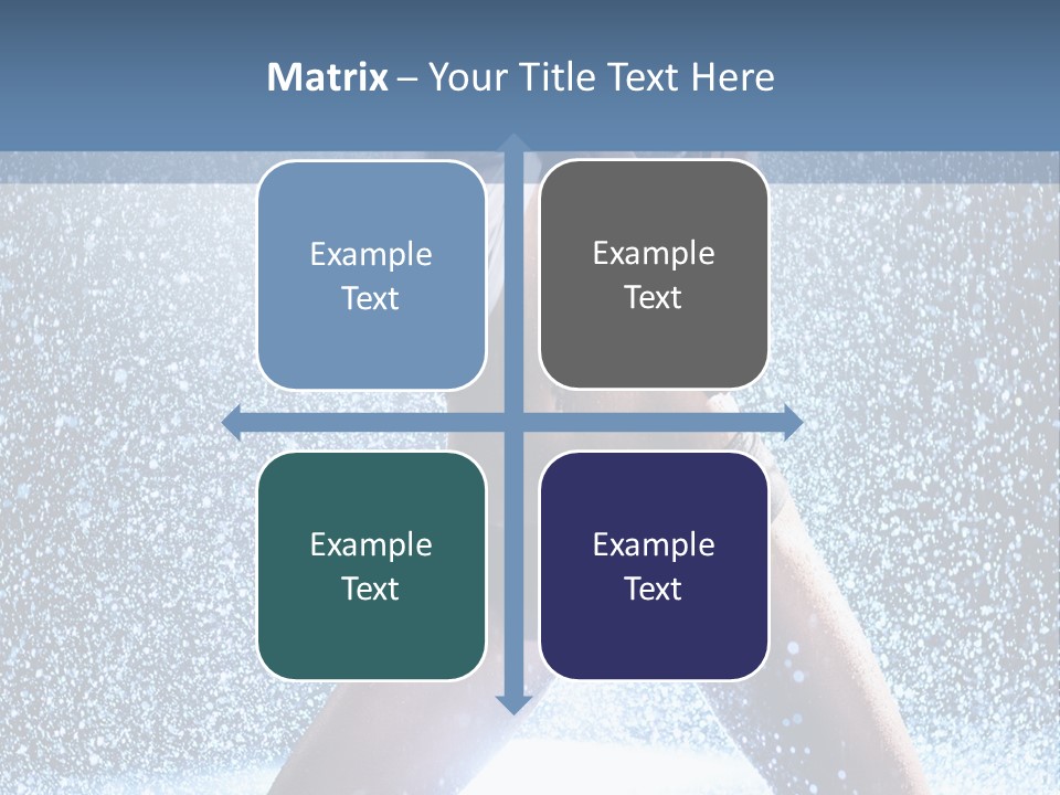 Dark Water Caucasian PowerPoint Template