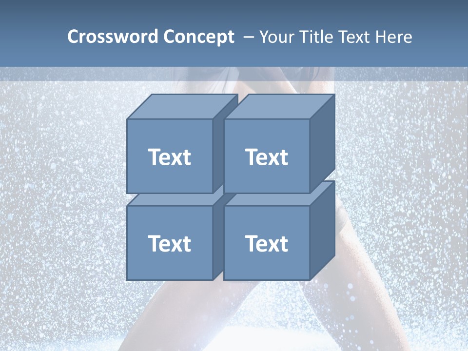 Dark Water Caucasian PowerPoint Template