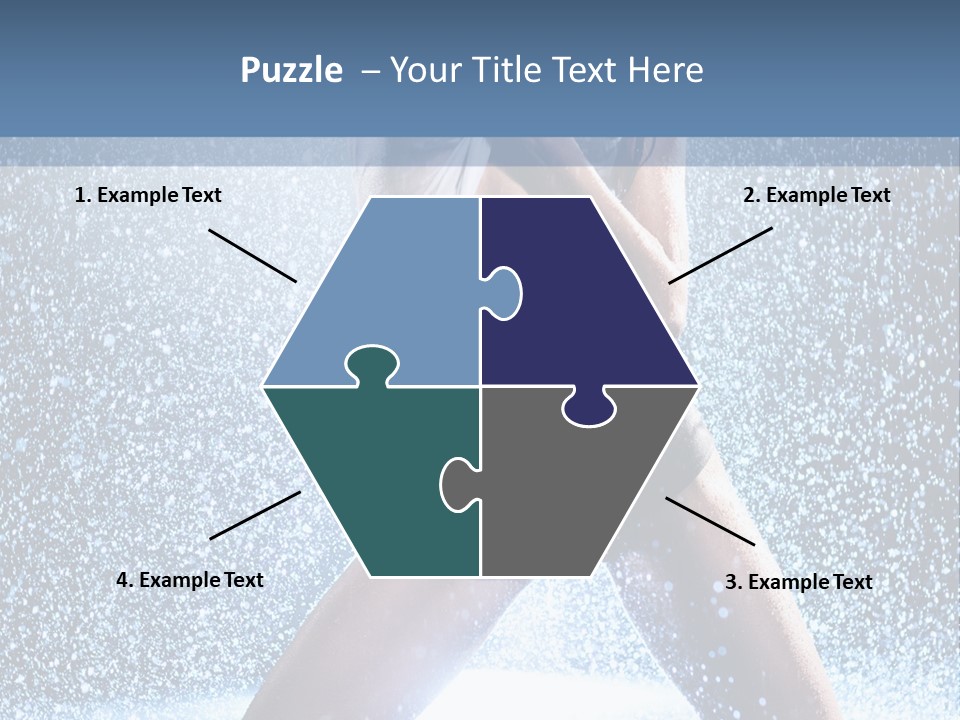 Dark Water Caucasian PowerPoint Template