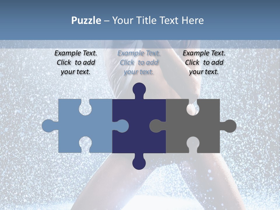 Dark Water Caucasian PowerPoint Template