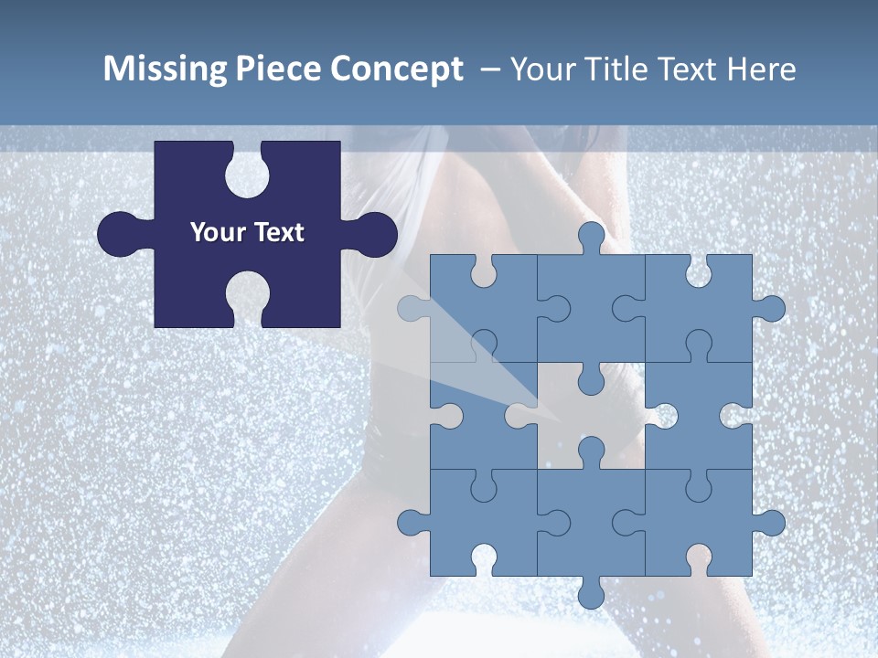 Dark Water Caucasian PowerPoint Template