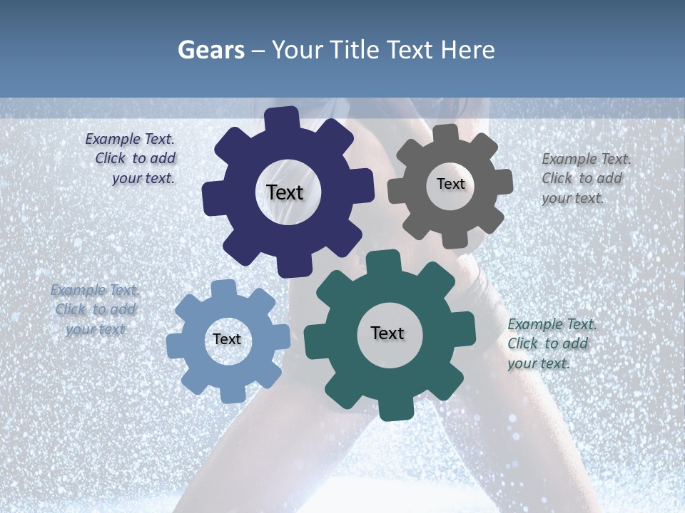 Dark Water Caucasian PowerPoint Template