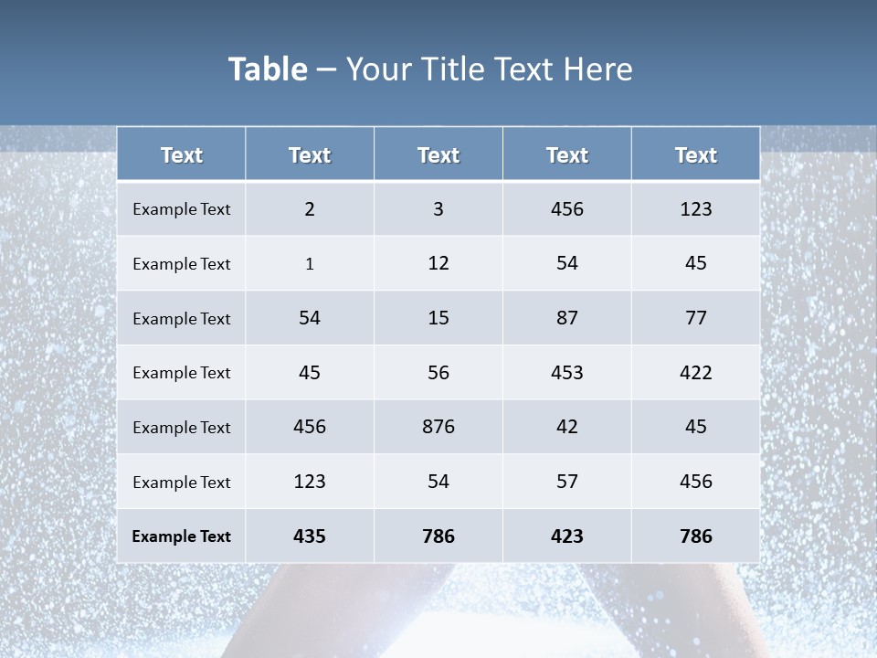 Dark Water Caucasian PowerPoint Template