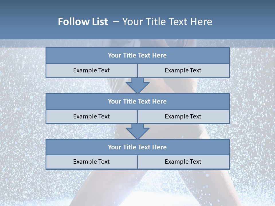 Dark Water Caucasian PowerPoint Template