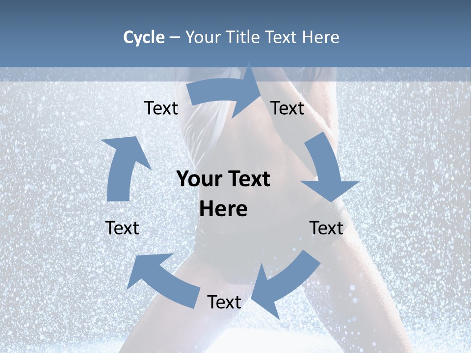 Dark Water Caucasian PowerPoint Template