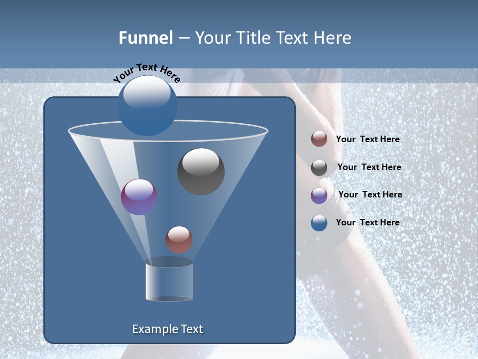 Dark Water Caucasian PowerPoint Template