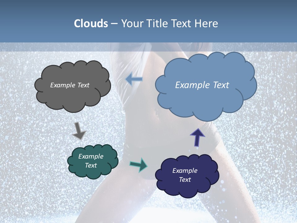 Dark Water Caucasian PowerPoint Template