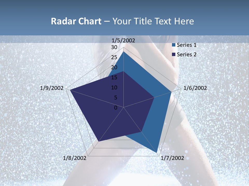 Dark Water Caucasian PowerPoint Template