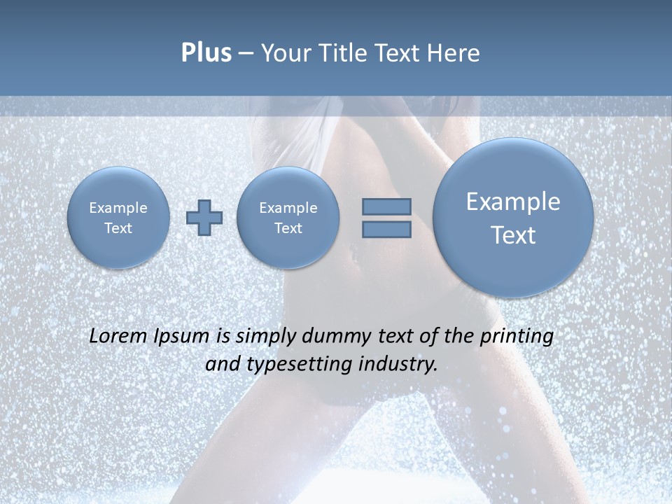 Dark Water Caucasian PowerPoint Template