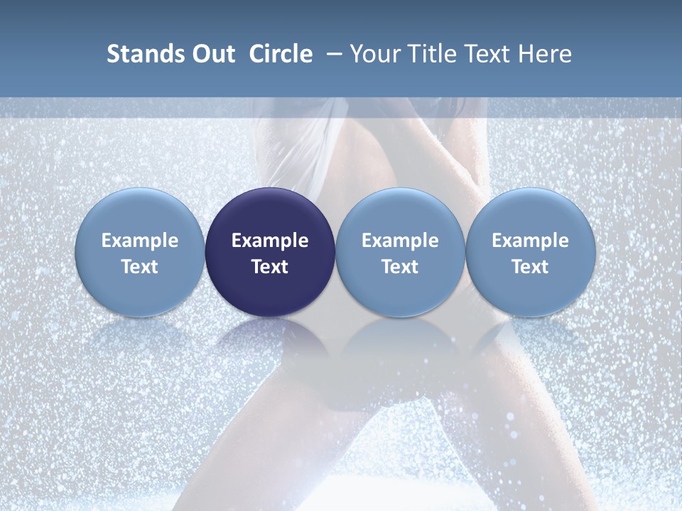 Dark Water Caucasian PowerPoint Template