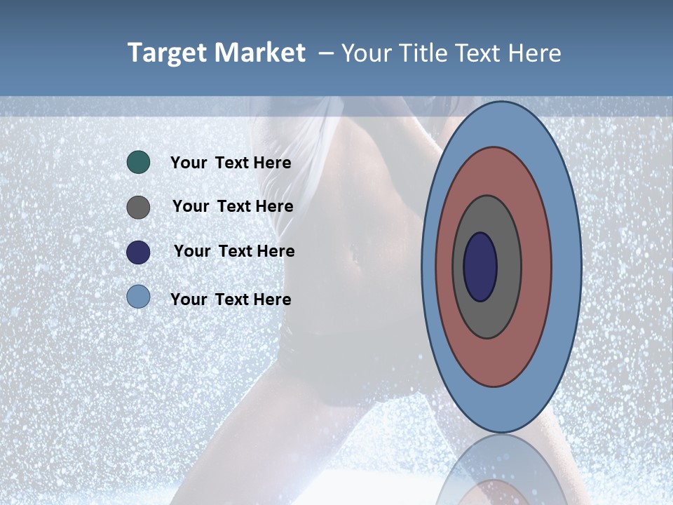 Dark Water Caucasian PowerPoint Template