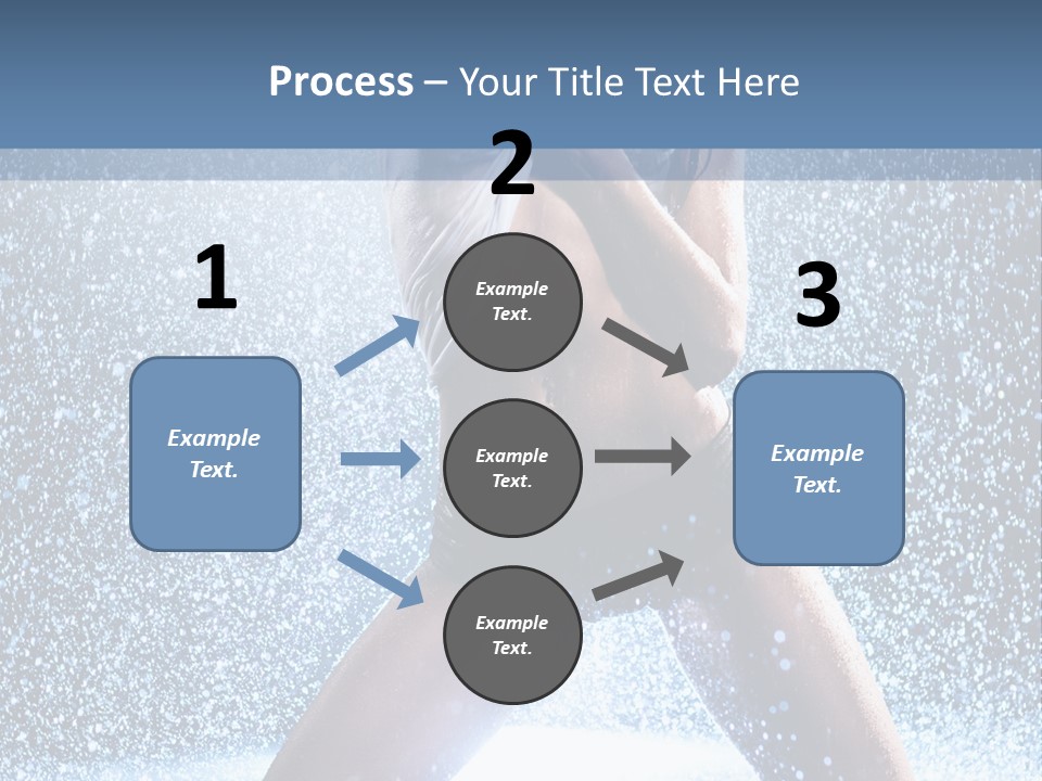 Dark Water Caucasian PowerPoint Template