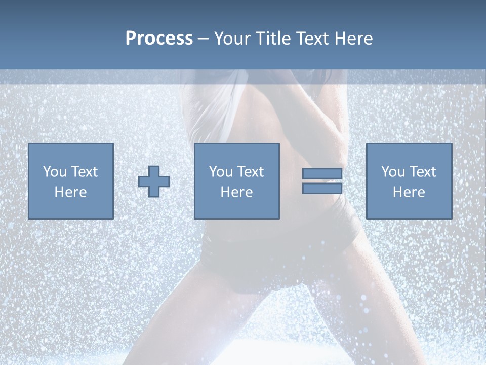 Dark Water Caucasian PowerPoint Template
