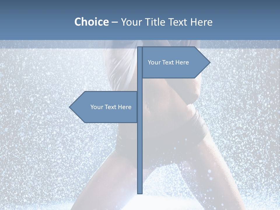 Dark Water Caucasian PowerPoint Template