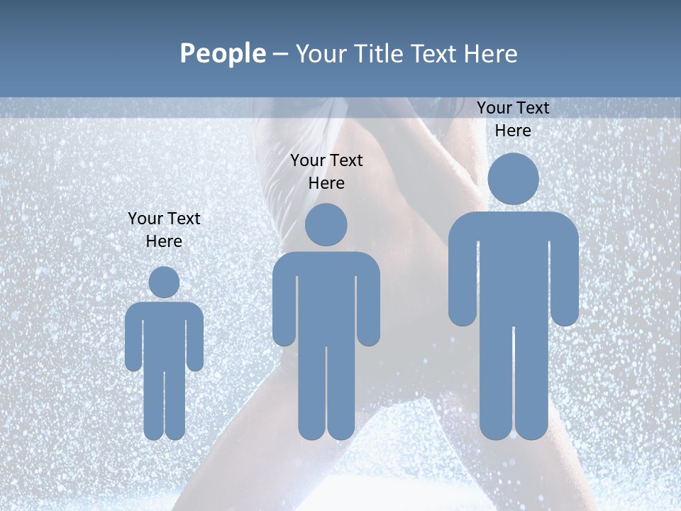 Dark Water Caucasian PowerPoint Template