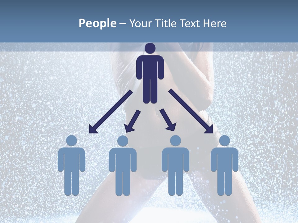 Dark Water Caucasian PowerPoint Template