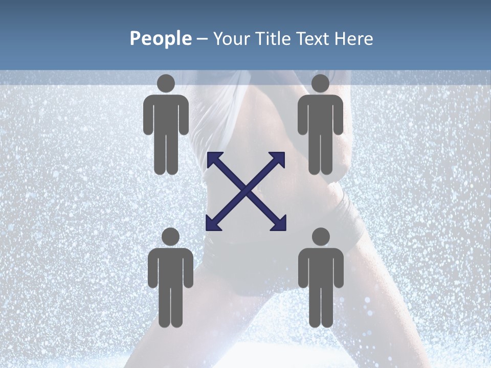 Dark Water Caucasian PowerPoint Template