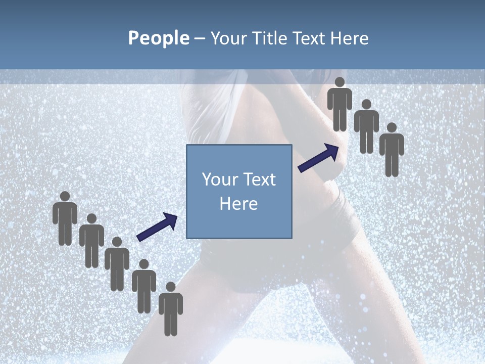 Dark Water Caucasian PowerPoint Template