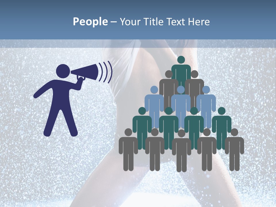 Dark Water Caucasian PowerPoint Template