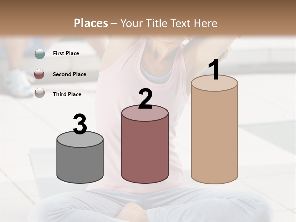 Frozen Cute Gold PowerPoint Template