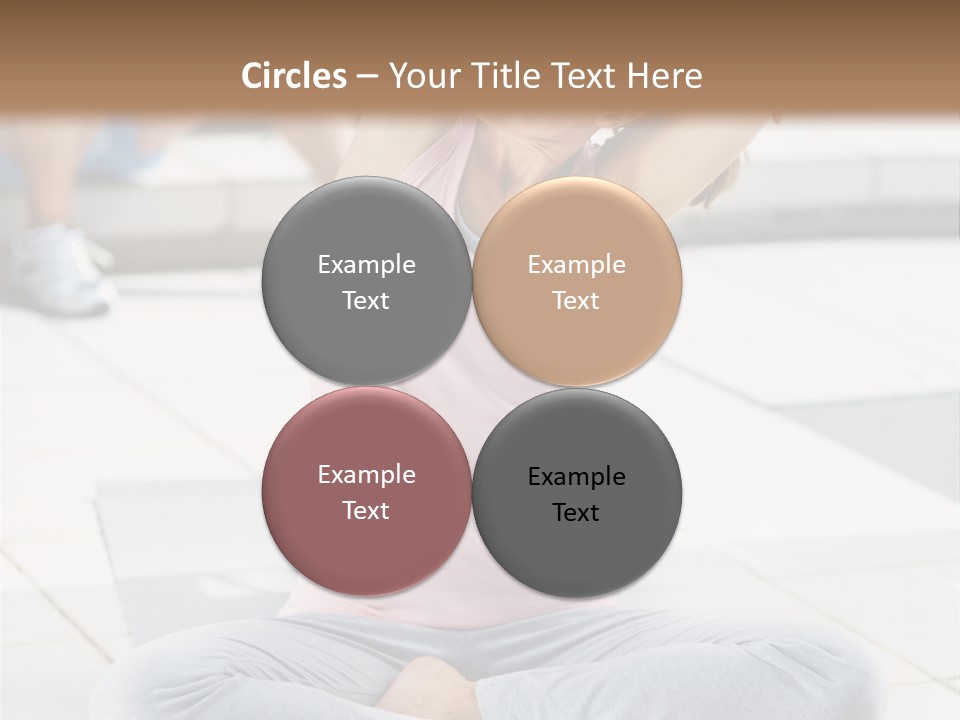 Frozen Cute Gold PowerPoint Template