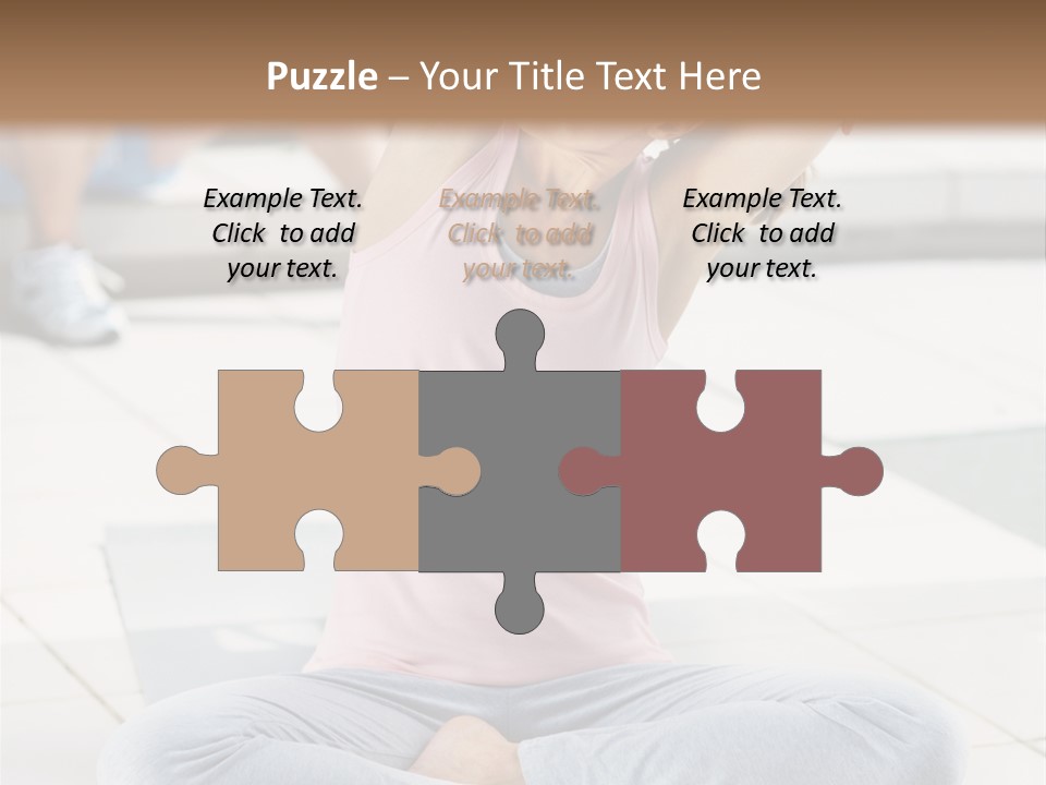 Frozen Cute Gold PowerPoint Template